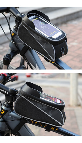 Imagen 6 de 10 de Soporte Para Teléfono Móvil Estante De Paquete Para Ciclista