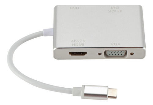 Novo Cabo Usb 3.1 Tipo C Para Usb-c 4k Hdmi Vga Dvi Hub