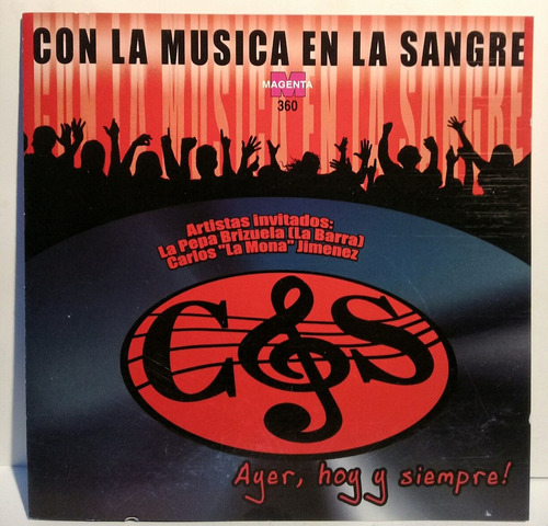 Cd Con La Musica En La Sangre (ayer,hoy Y Siempre)