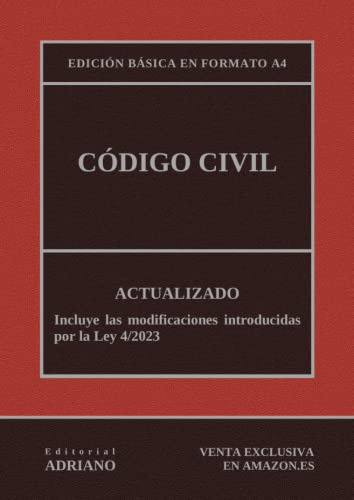 Codigo Civil: Edicion Basica En Formato A4