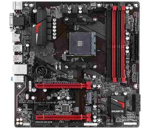 Gigabyte Ga-ab350m-gaming Amd Ryzen Am4b350 Smart Fan-alphac