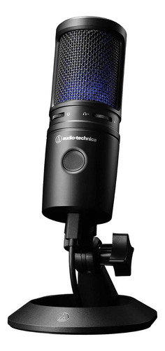 Micrófono Usb De Condensador Cardioide At2020usb-x Audio Tec Color Negro