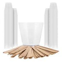 Comprar Vasos Medidores Graduados De Plástico 3 Oz (100 Vasos  25 Va