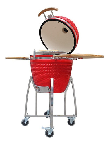 Parrilla Brasero Horno Grill Kamado 21 A Carbon + Accesorios