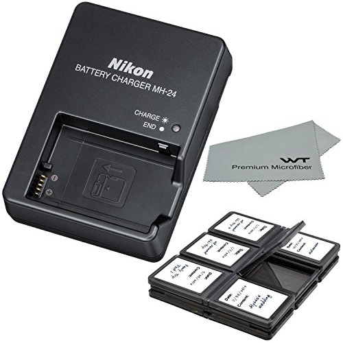 Nikon Mh 24 Cargador Nikon El14 Batería De Iones De Li...