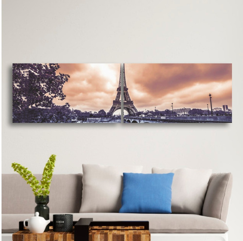 Quadros Paris Torre França Telas Canvas Premium Decora