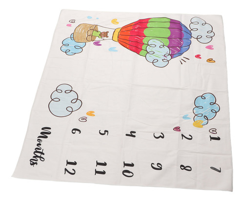 Cobertor Monthly Milestone Para Bebês Baby Month Innovative