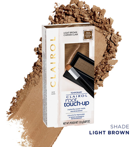 Polvo Corrector Temporal Root Touchup Clairol Light Brow