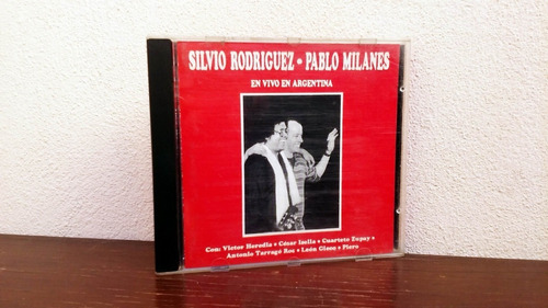 Silvio Rodriguez Y Pablo Milanes - En Vivo * Cd Made In Arg