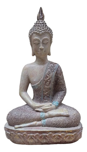 Buda Meditando 30 Cm Estatua Original Importada Oriente 