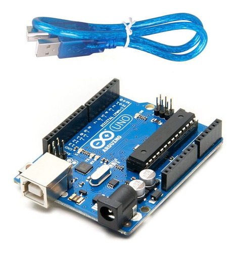 Arduino Uno R3 Atmega328 Dip Compatível + Cabo De Dados Usb 