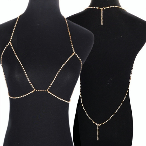 Cadena Cuerpo Arnés Collar Gargantilla Choker, Joyeria Mujer