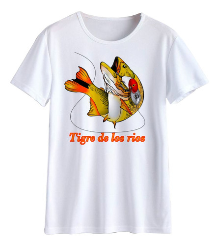 Argentina Pesca Tigre De Los Rios Remera Spun Adulto/niño 