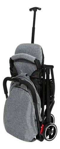 Coche Y Portabebe Miku Travel Sistem Gris Oscuro Bium Chasis Negro