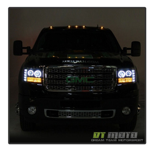 Par Faros Led Drl Gmc Sierra 1500 Denali 2009 6.2l