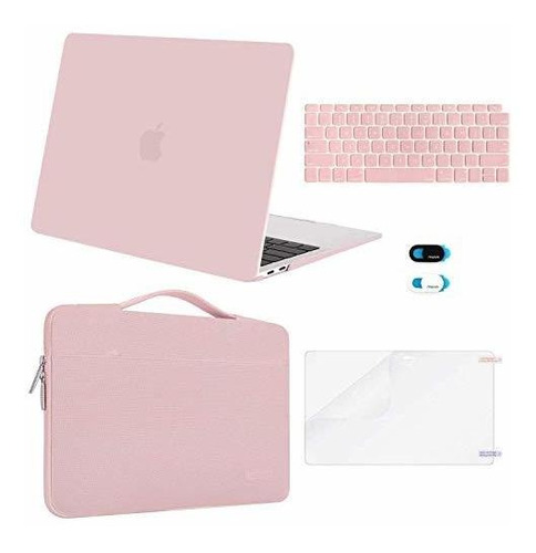 Funda Mosiso Para Macbook Air 13  2022-2018, Rosa