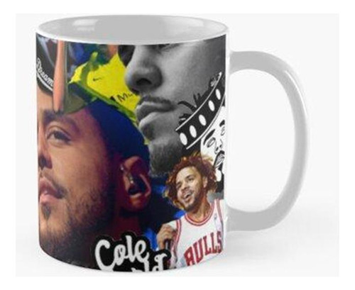 Taza X4 J Cole Collage Calidad Premium