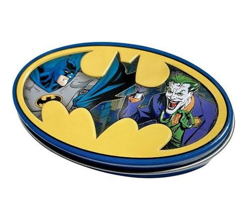 Cajita Dulces Importados Batman Cajita Metalica Logo