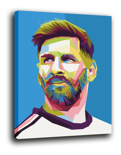 Pinta Por Números Calidad Premium. Messi Pop. Kitart