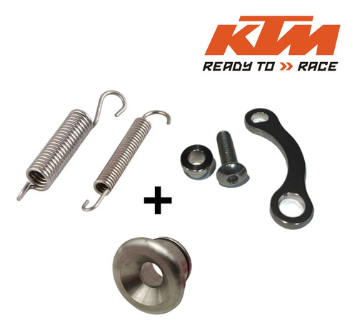  Kit Mola Dupla + Kit Auxiliar Descanso + Bucha Ktm 08-16