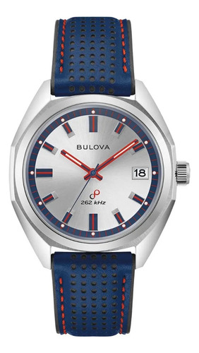 96k112 Reloj Bulova Jet Star Box Set 40mm Azul/plateado/rojo