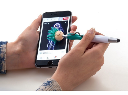 Pluma Esfero Mop Medic Stylus X 2 Unidades Limpia Pantalla