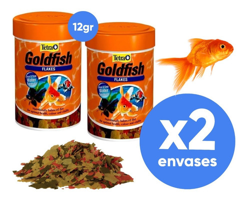 Alimento Peces Agua Fría Acuario Pecera Tetra Goldfish 12g