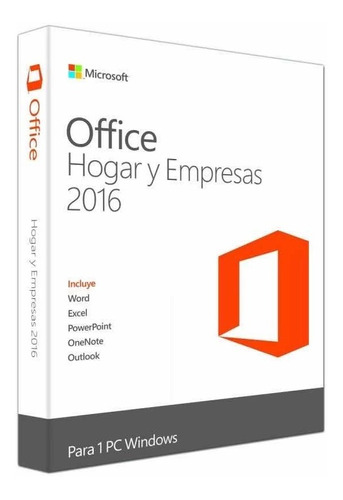 Licencia Microsoft Office Hogar Y Empresa 2016 Vitalicia