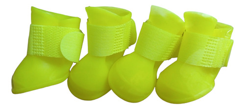 Botas Para Perros Impermeables. Zapatos De Lluvia De Goma 