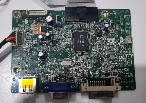 Placa De Sinal E Fonte Do Monitor Hp V223hz