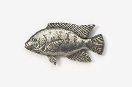 Pin Pewter Tilapia Gg Harris Wildlife Collection