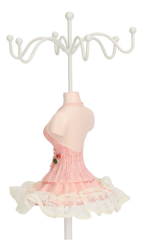 Estante Con Soporte Para Pendientes Rosas Para Collares Y Pr