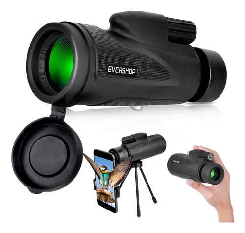 Evershop - Telescopio Monocular Con Vision Nocturna Baja, Mo