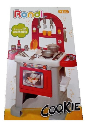 Cocinita Rondi Infantil Cookie 22 Accesorios Art. 3082