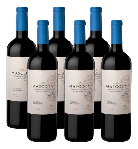 Vino Mascota Cabernet Sauvignon X750 Caja X6 Zetta Bebidas