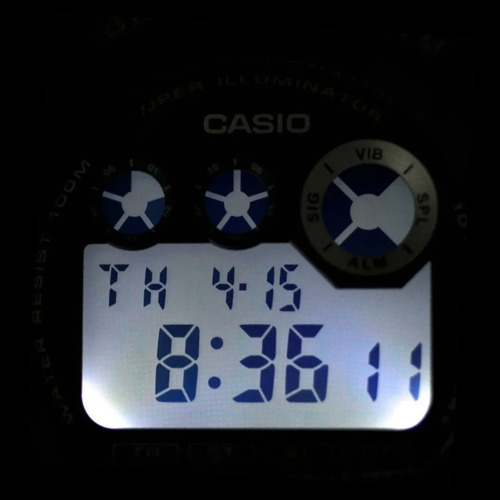 Imagen 5 de 8 de Reloj Casio Hombre W-736h Alarma Vibradora Luz Cronómetro