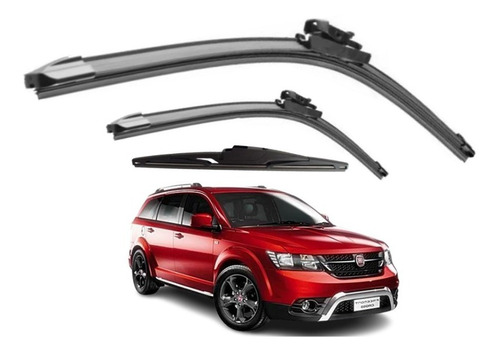 Juego 3 Plumas Limpiaparabrisas Dodge Journey 2015 2016 2017