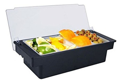 Porta Condimentos 4 Divisórias Pequenas 36cm Barpro