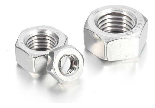 Tuerca Hexagonal De Acero Inoxidable Din934 M5 Marine Grade