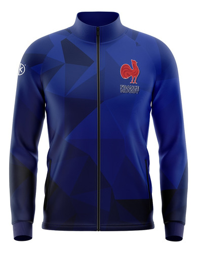 Campera Ranglan Kapho Rugby Francia Blue Niño