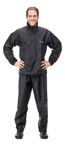 Conjunto Nylon Protetor Capa Chuva Motoqueiro Impermeável 