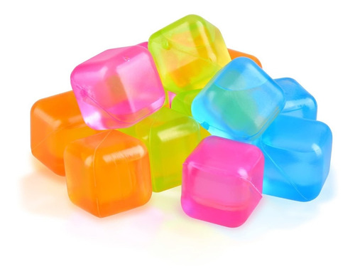 Pack 20 Cubos De Hielo Reutilizables De Plástico