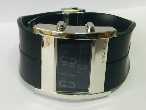 Lindo Tag Heuer Microtimer Digital Lcd Revisado Ref Cs111c-1