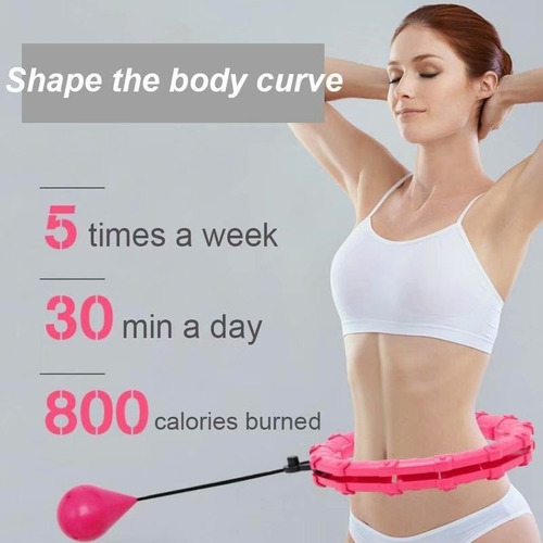 Imagen 5 de 10 de Abdomen Inteligente Ajustable Y Cintura Delgada Hula Hoop
