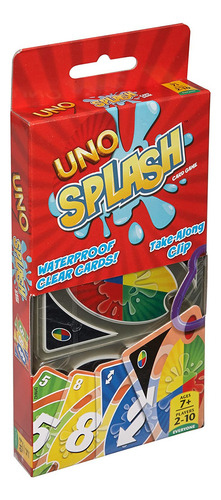 Juego de cartas Mattel Games Uno Splash, surtido (dhw42)