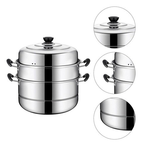 Utensilios De Cocina Steam Pot De Acero Inoxidable