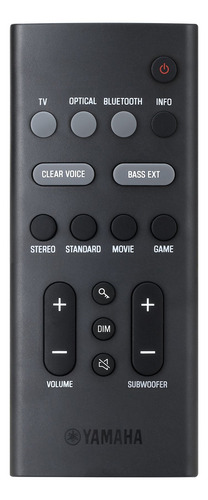 Bafles Yamaha Srb40ab Barra Color Negro