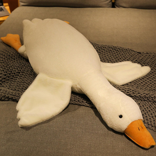 Almofada De Dormir Macia De Pelúcia De Ganso 50 Cm