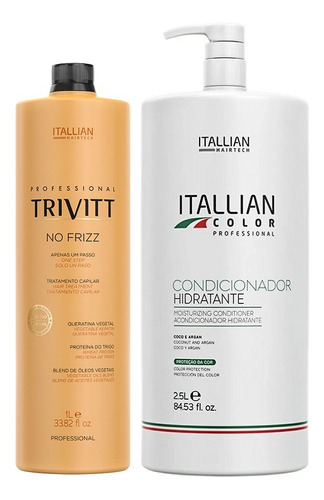 Selagem Itallian Trivitt 1 Litro + Condicionador Hidratante