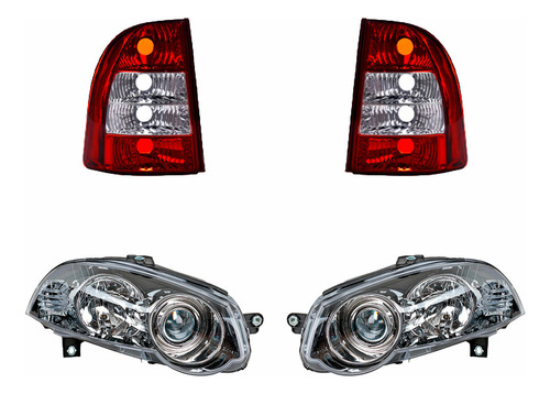 Set Calaveras + Faros Depo Strada 2008-2009